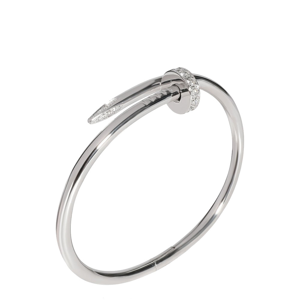

Cartier Juste Un Clou 18K White Gold Diamond Bracelet 16