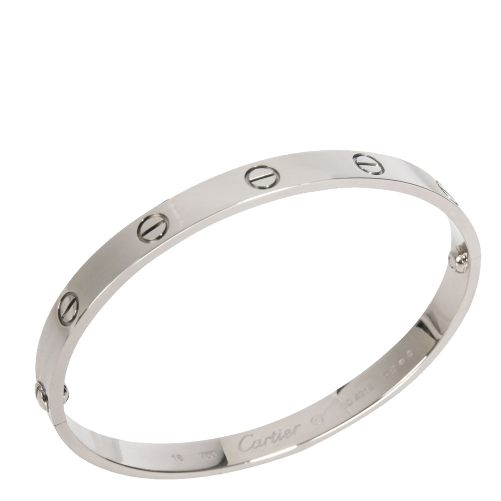 

Cartier Love 18K White Gold Bracelet 18