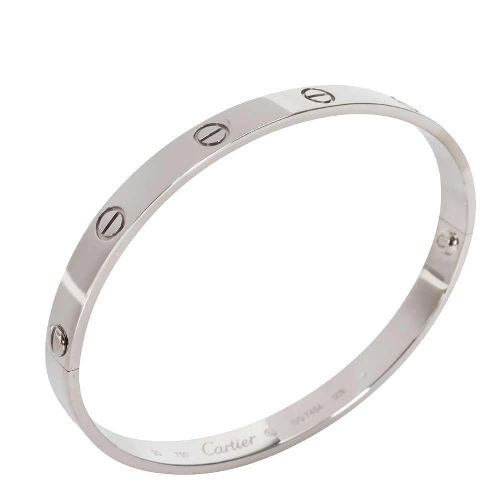 

Cartier Love 18K White Gold Bracelet 20