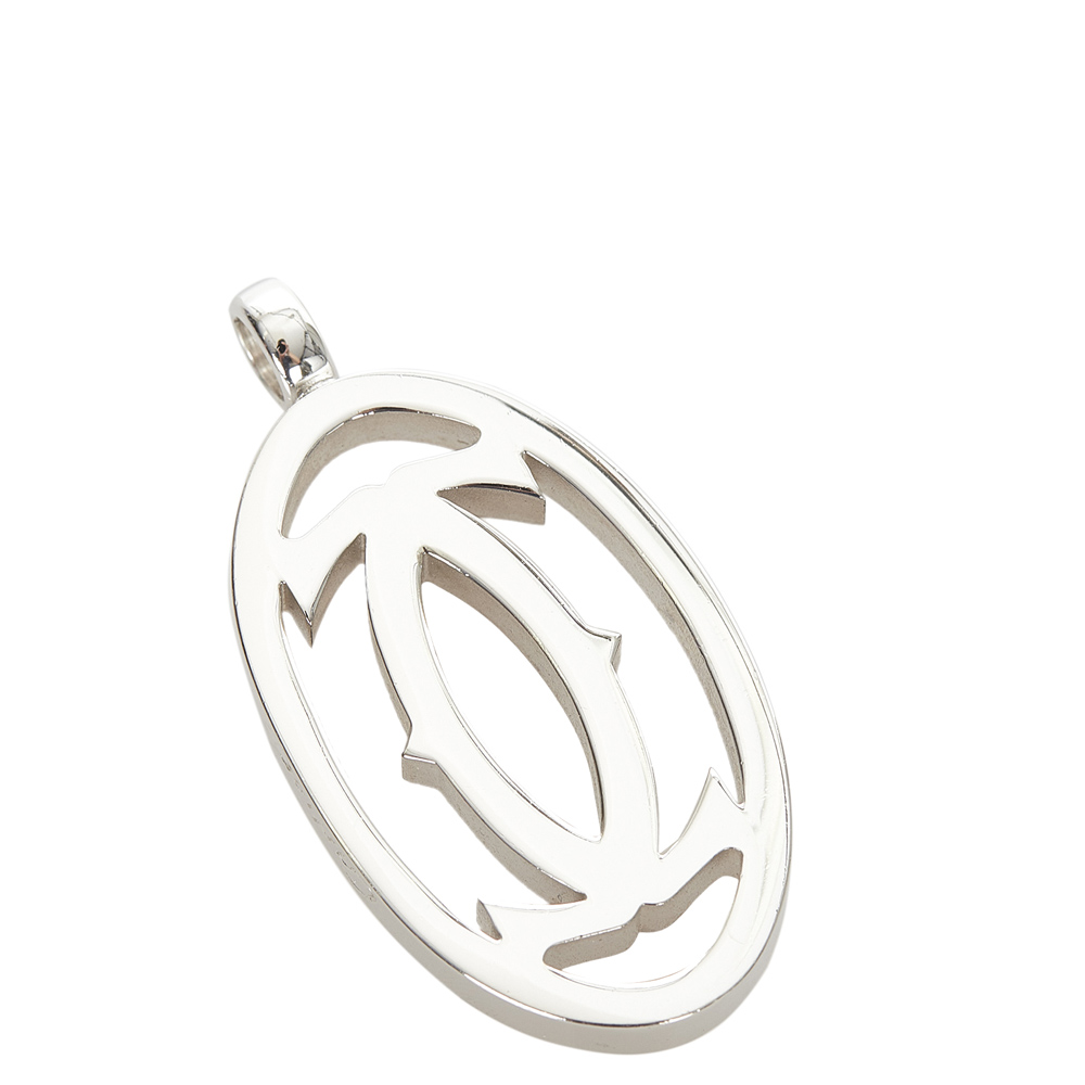

Cartier Double C 18K White Gold Charms and Pendants