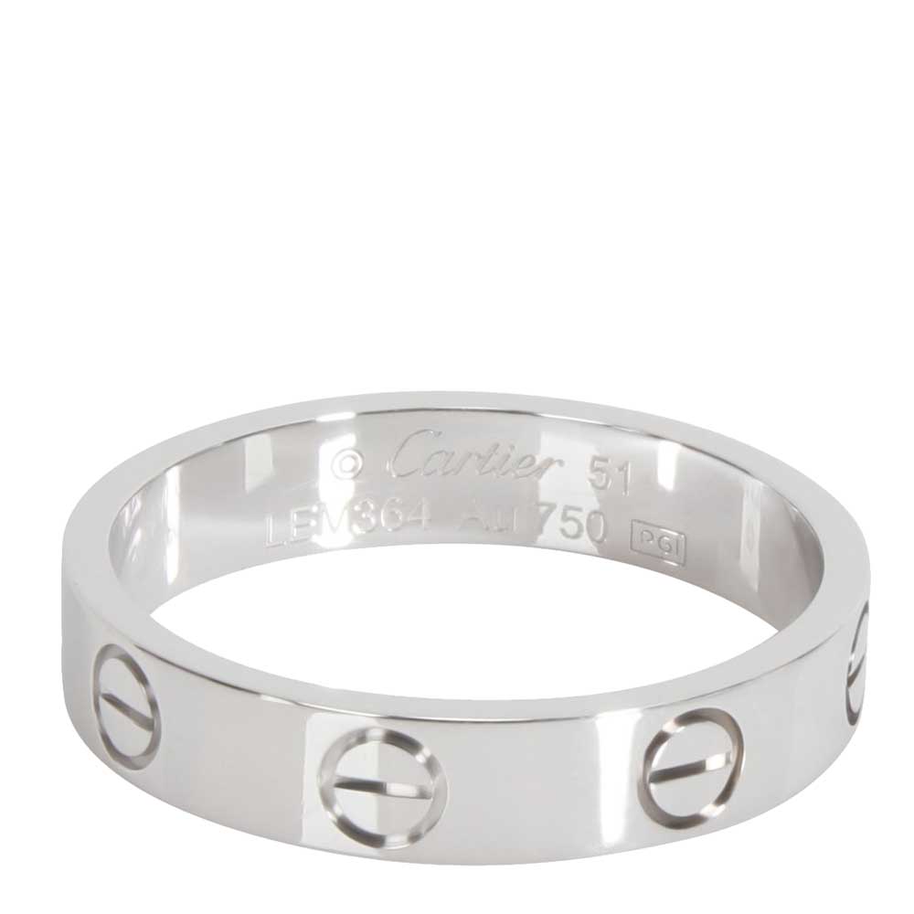 

Cartier 18K White Gold Love Ring