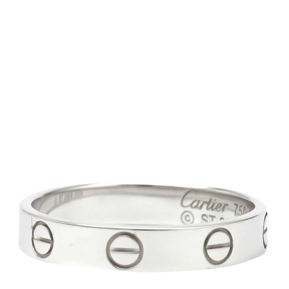 

Cartier 18K White Gold Love Ring Size