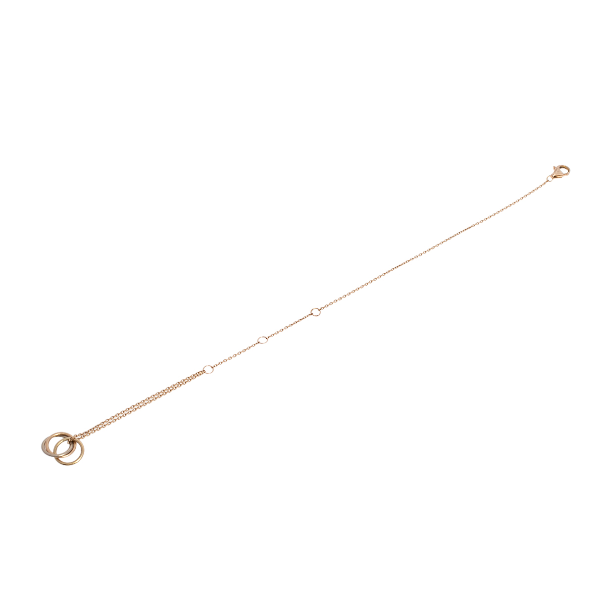 

Cartier Trinity 18K Three Tone Gold Adjustable Bracelet