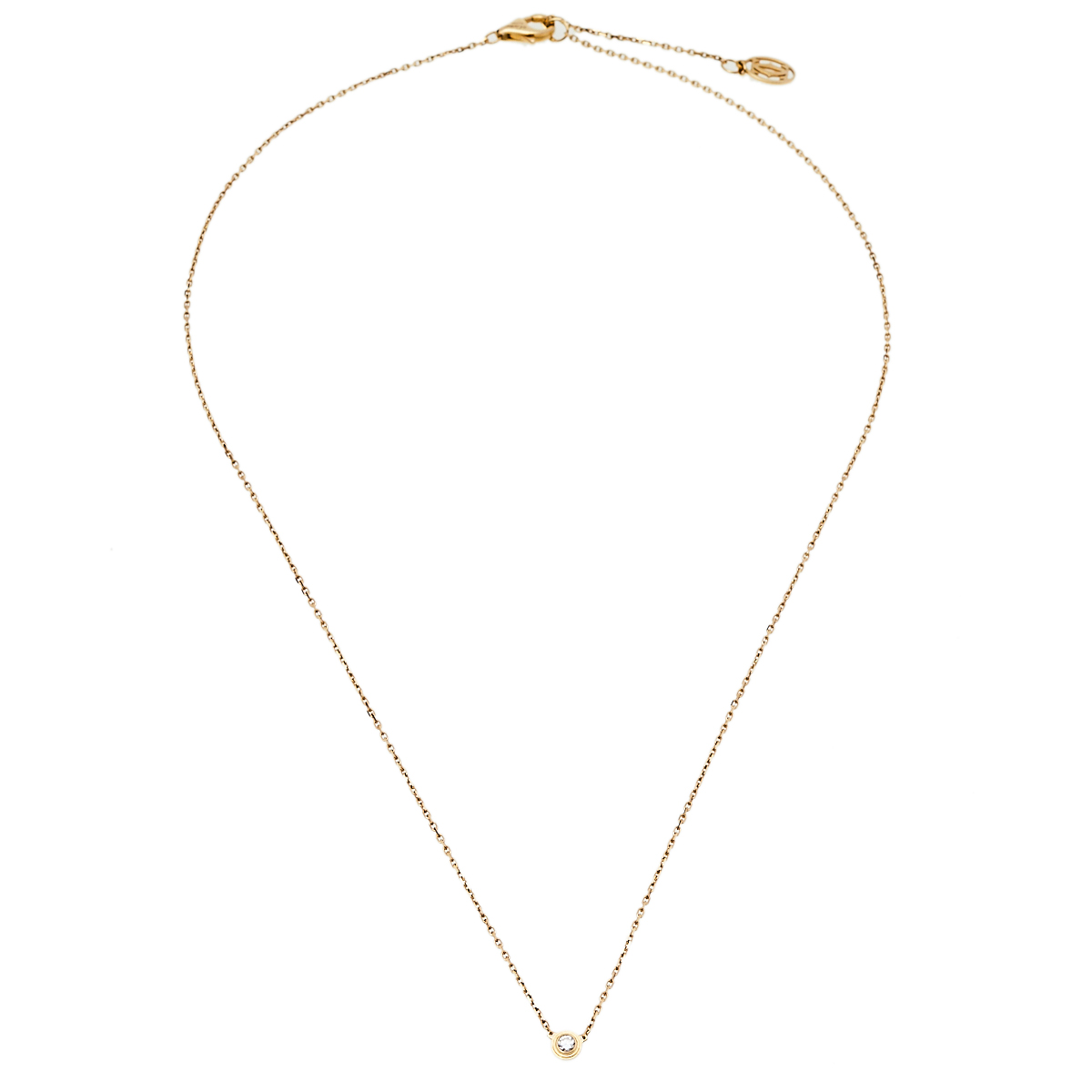 

Cartier Diamants Légers Diamond 18k Rose Gold Necklace