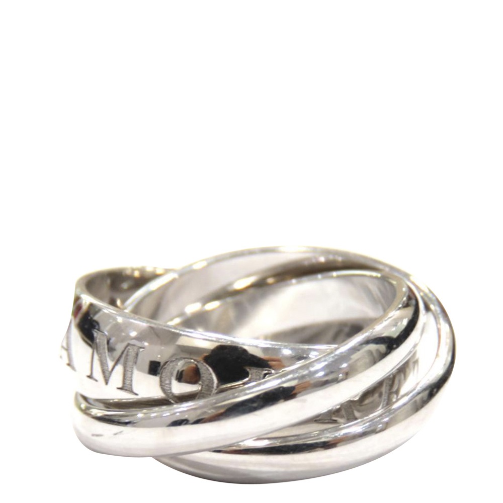 

Cartier Love 18K Yellow Gold Diamond Ring Size EU
