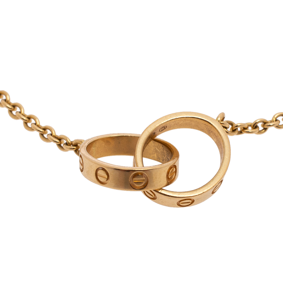 

Cartier Love Interlocking 2 Hoops 18K Yellow Gold Bracelet