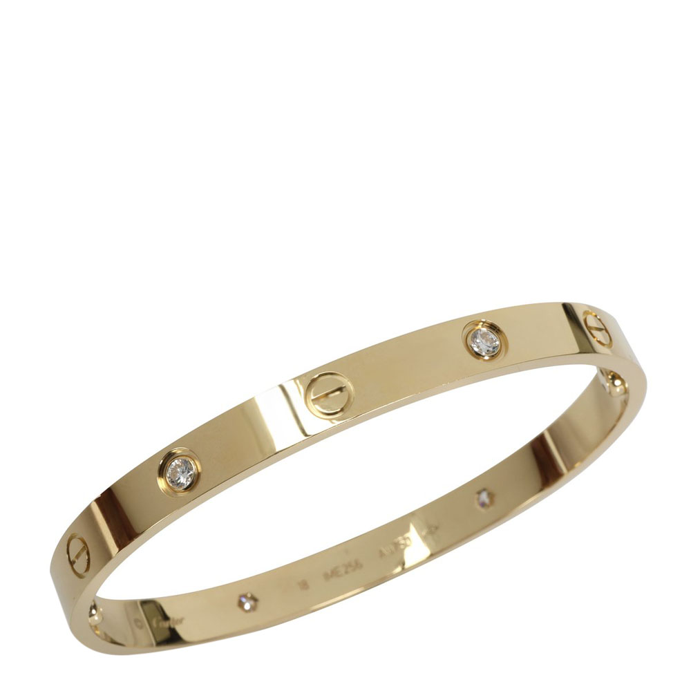 

Cartier Love 18K Yellow Gold Diamond Bracelet 18