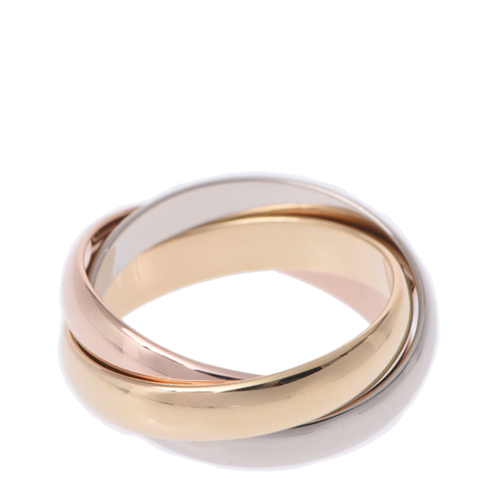 

Cartier Les Must de Cartier Trinity 18K Yellow, Rose and White Gold Ring EU