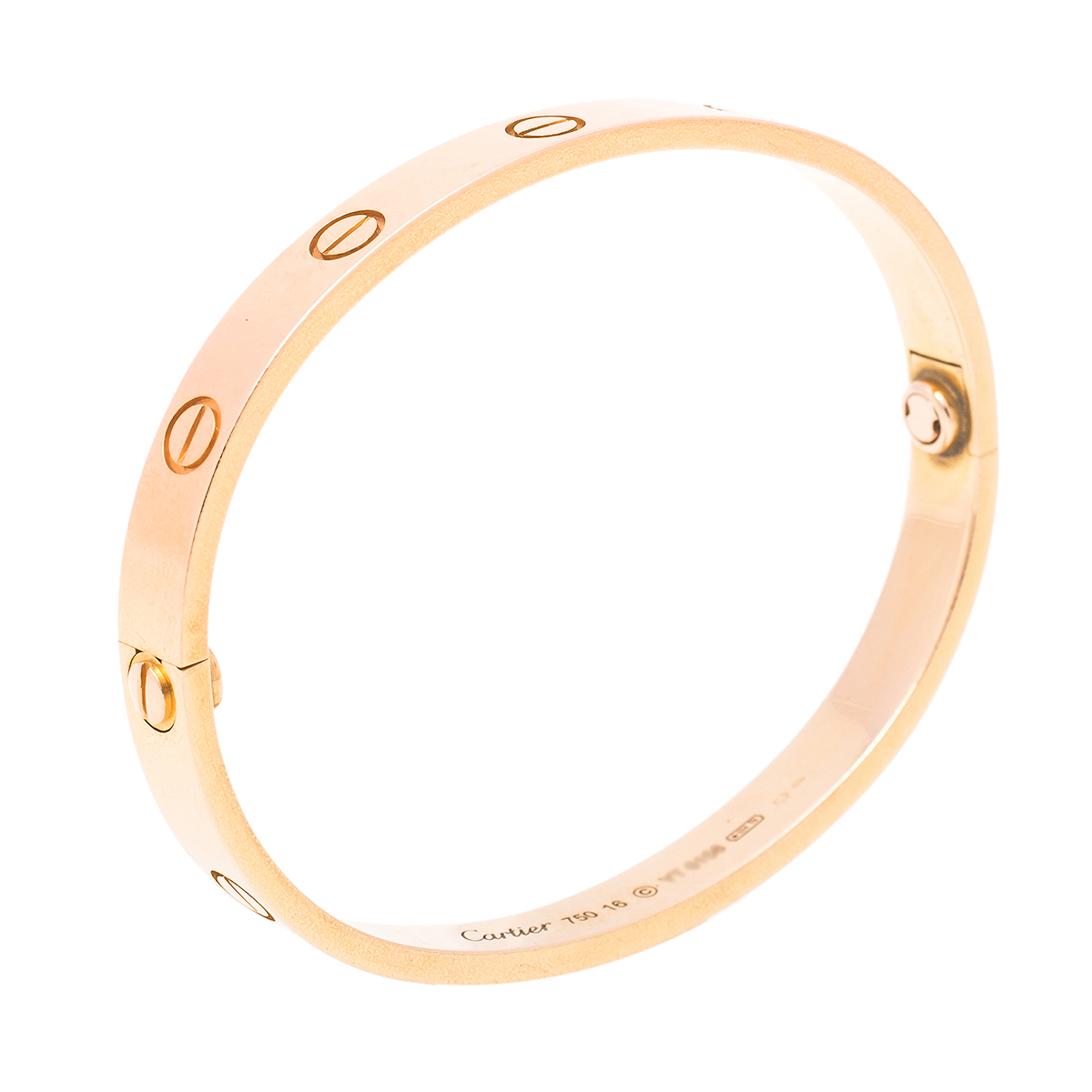 

Cartier Love 18K Rose Gold Bracelet Size