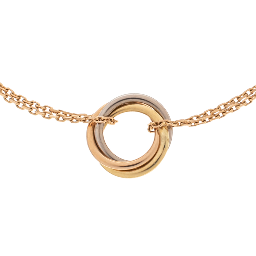 

Cartier Trinity de Cartier 18K Three Tone Gold Bracelet