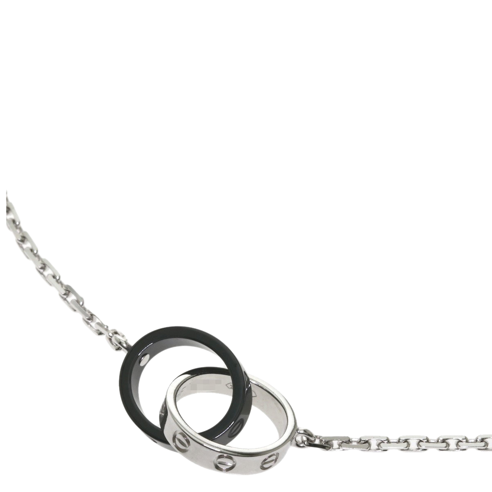 

Cartier Love 18K White Gold Ceramic Bracelet 18.5