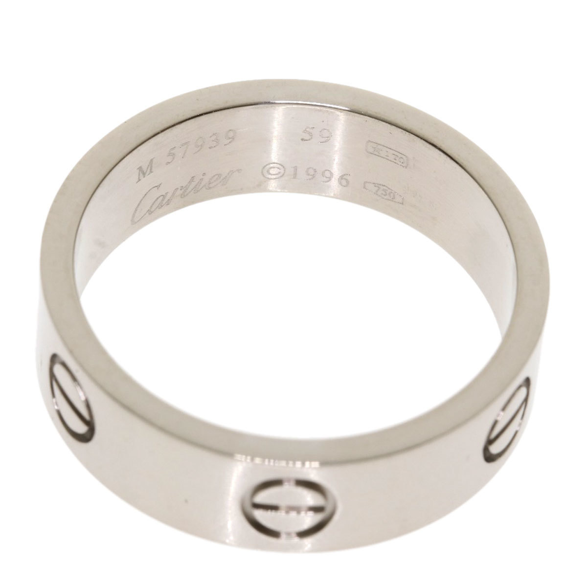 

Cartier Love 18K White Gold Ring Size EU