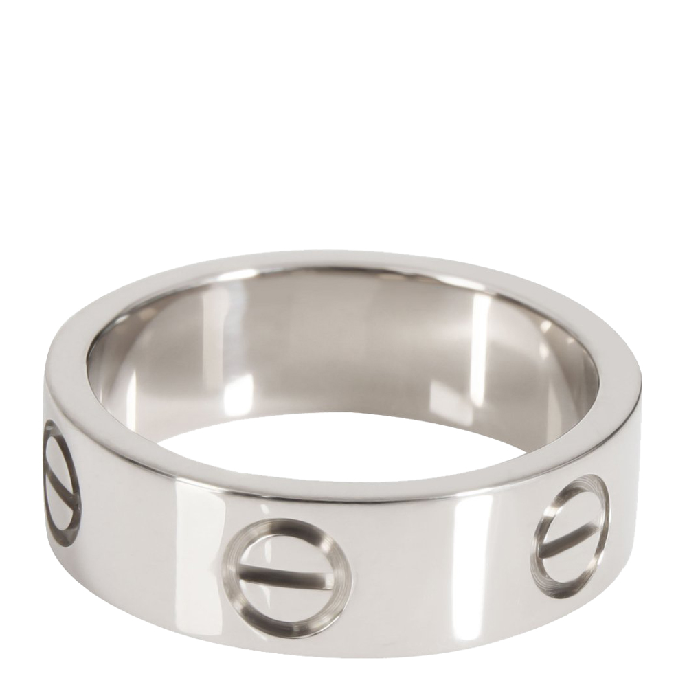 

Cartier Love 18K White Gold Ring Size EU