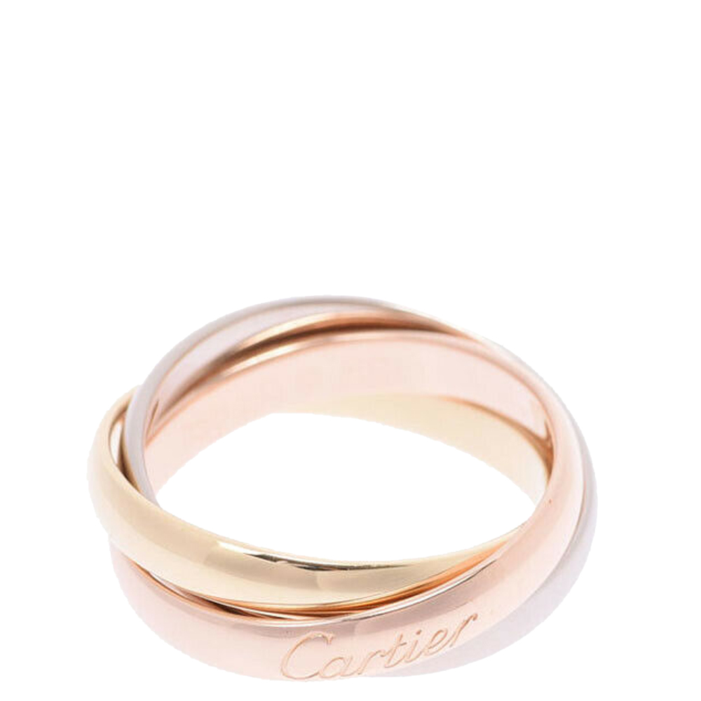 

Cartier Trinity 18K Yellow, Rose and White Gold Ring EU