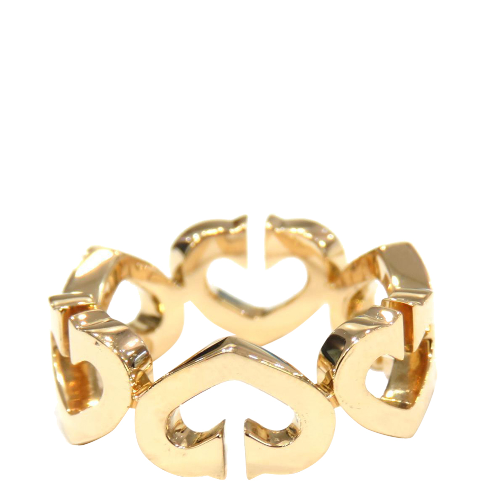 

Cartier Heart 18K Yellow Gold Ring EU