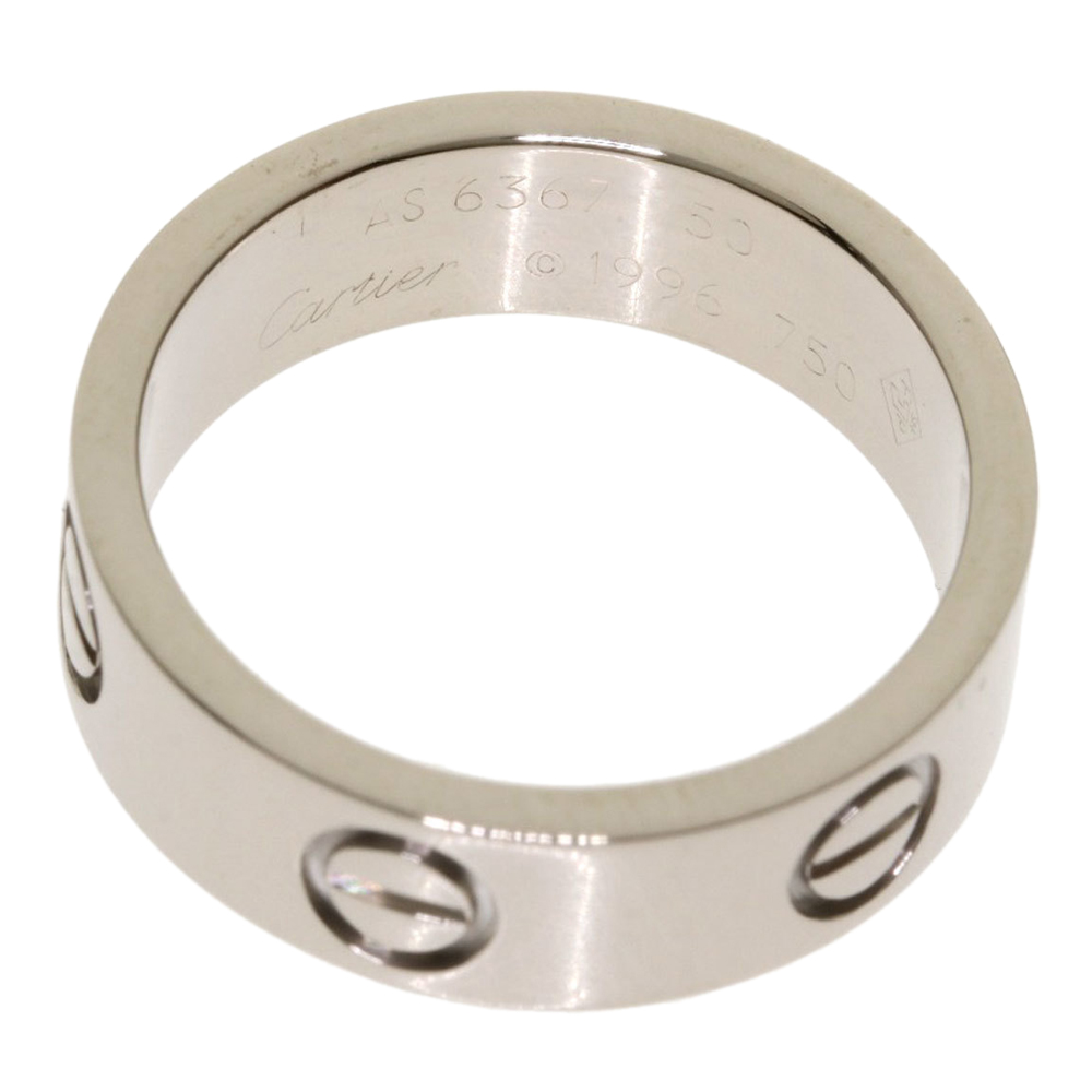 

Cartier Love 18K White Gold Ring Size EU