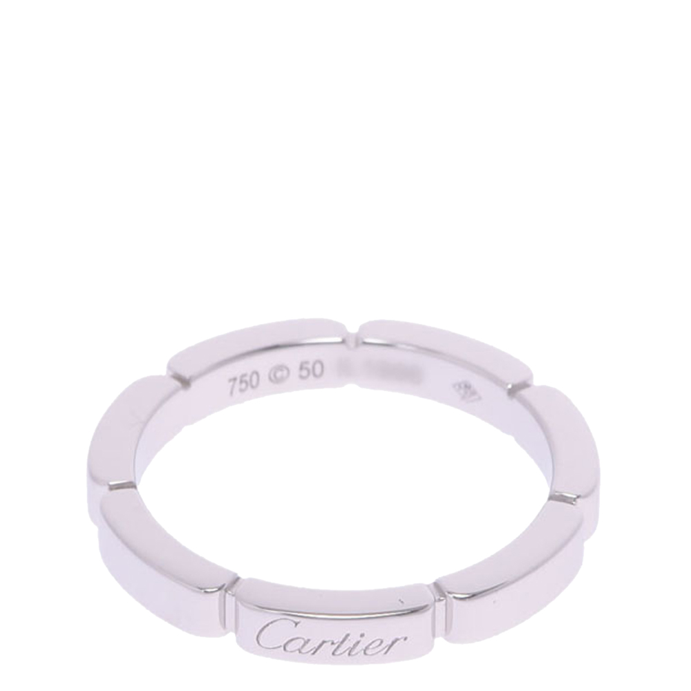

Cartier Maillon Panthere 18K White Gold Ring EU