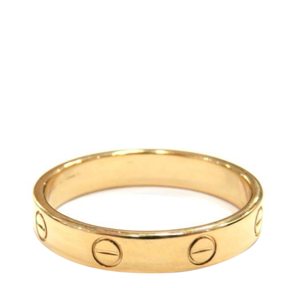 

Cartier Mini Love 18K Yellow Gold Ring EU