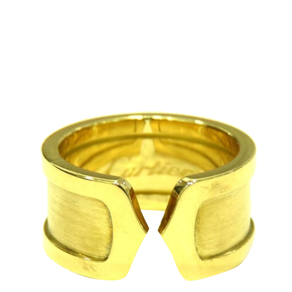 

Cartier Double C 18K Yellow Gold Ring EU