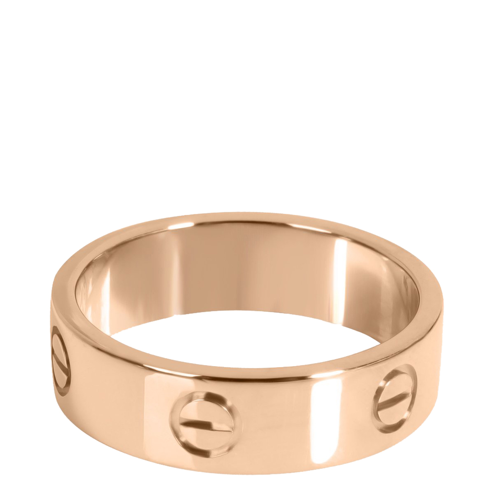 

Cartier Love 18K Rose Gold Ring Size EU