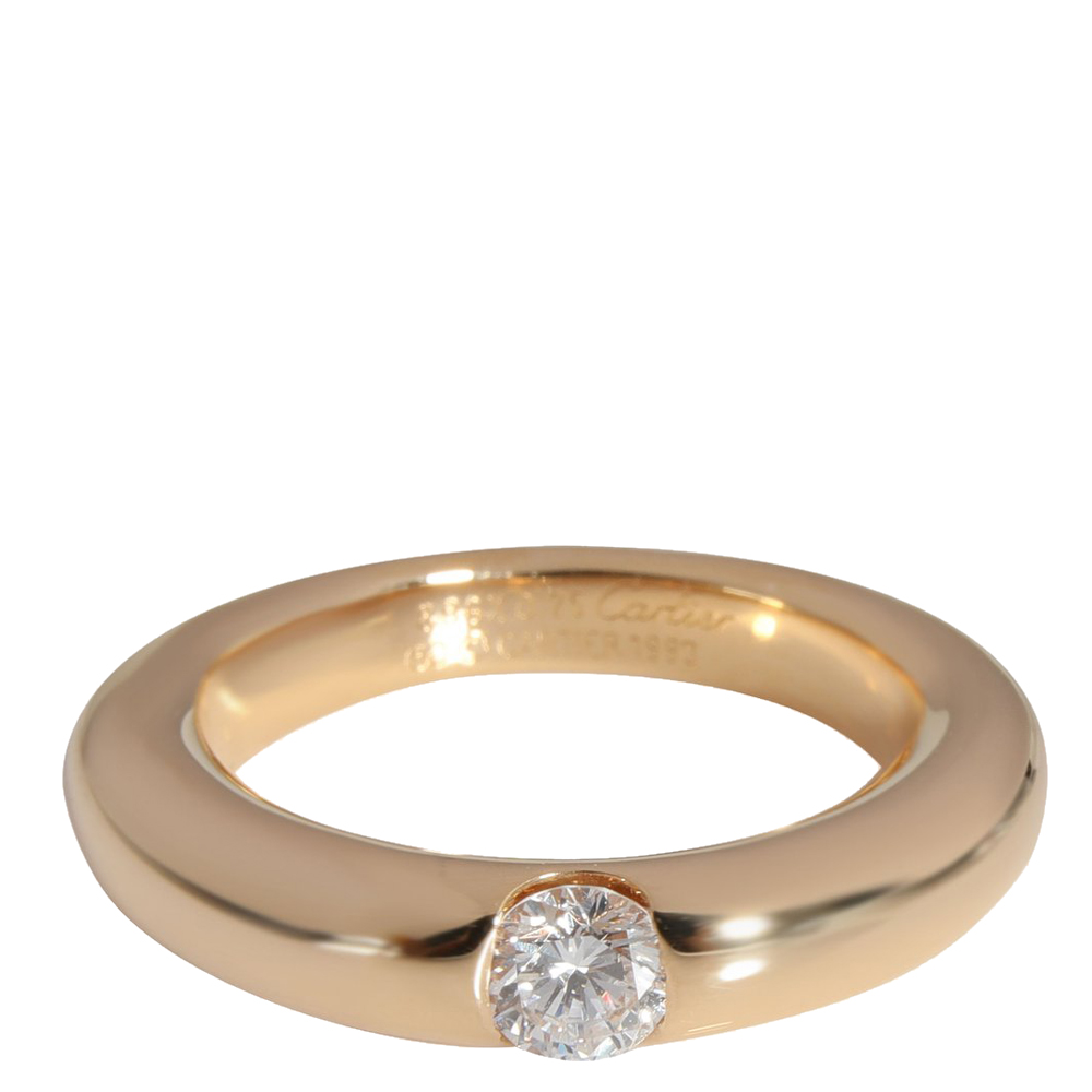 

Cartier Ellipse 18K Yellow Gold Diamond Ring EU