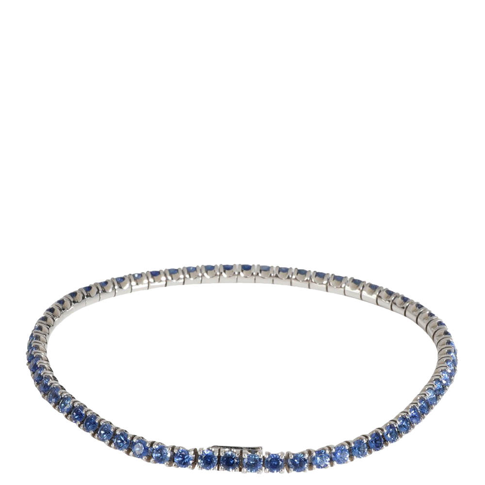 

Cartier Tennis 18K White Gold Sapphire Bracelet 18