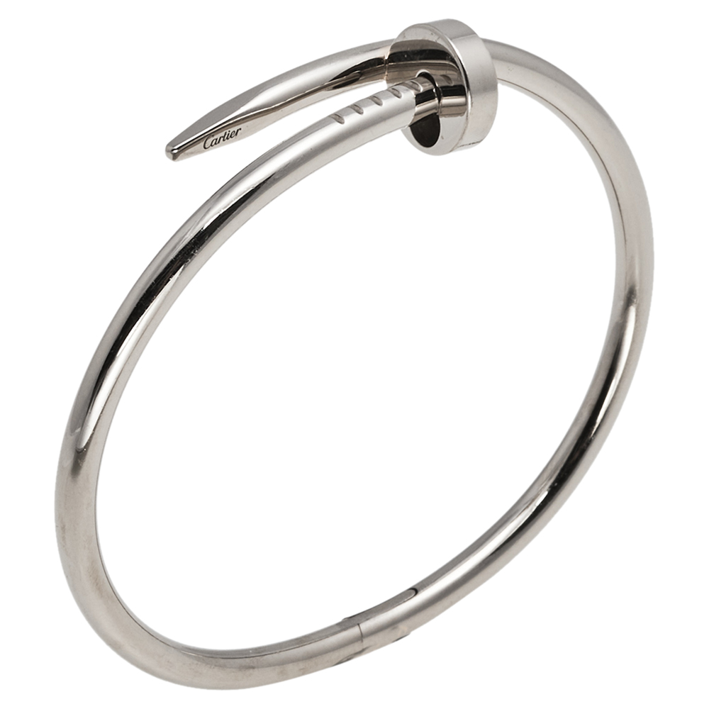 

Cartier Juste Un Clou 18K White Gold Bracelet 17