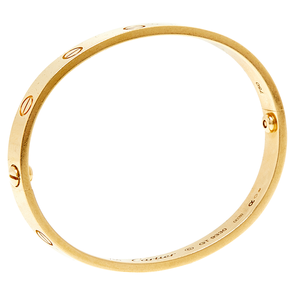 

Cartier Love 18K Yellow Gold Bracelet 16