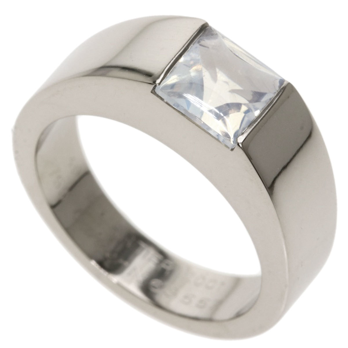 

Cartier Tank 18K White Gold Moonstone Ring EU