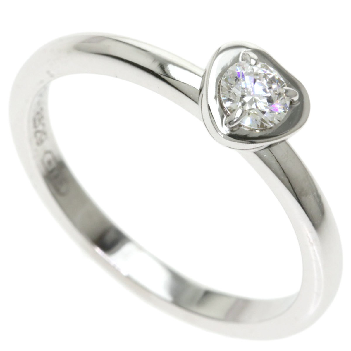 

Cartier Diamants Legers Heart 18K White Gold Diamond Ring EU