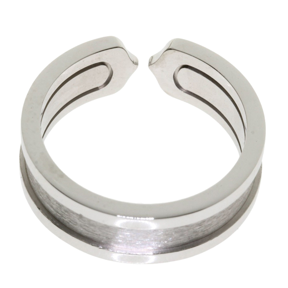 

Cartier Double C 18K White Gold Ring EU