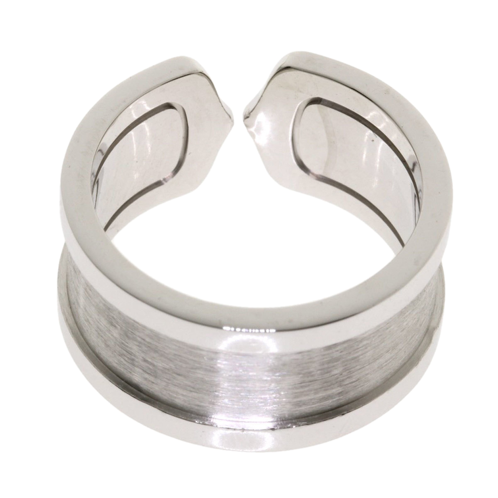 

Cartier Double C 18K White Gold Ring EU