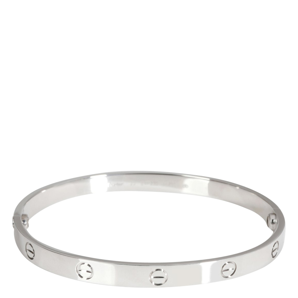 

Cartier Love 18K White Gold Bracelet