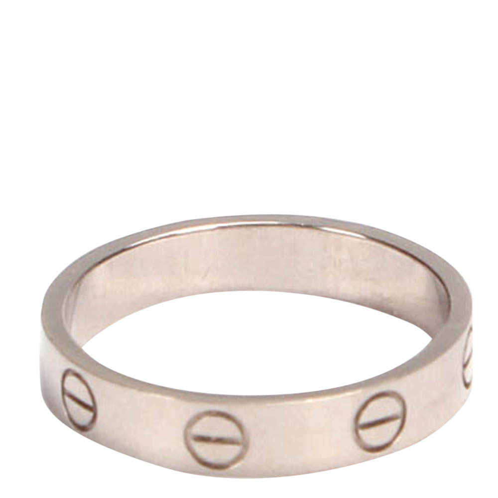 

Cartier Love 18K White Gold Ring EU
