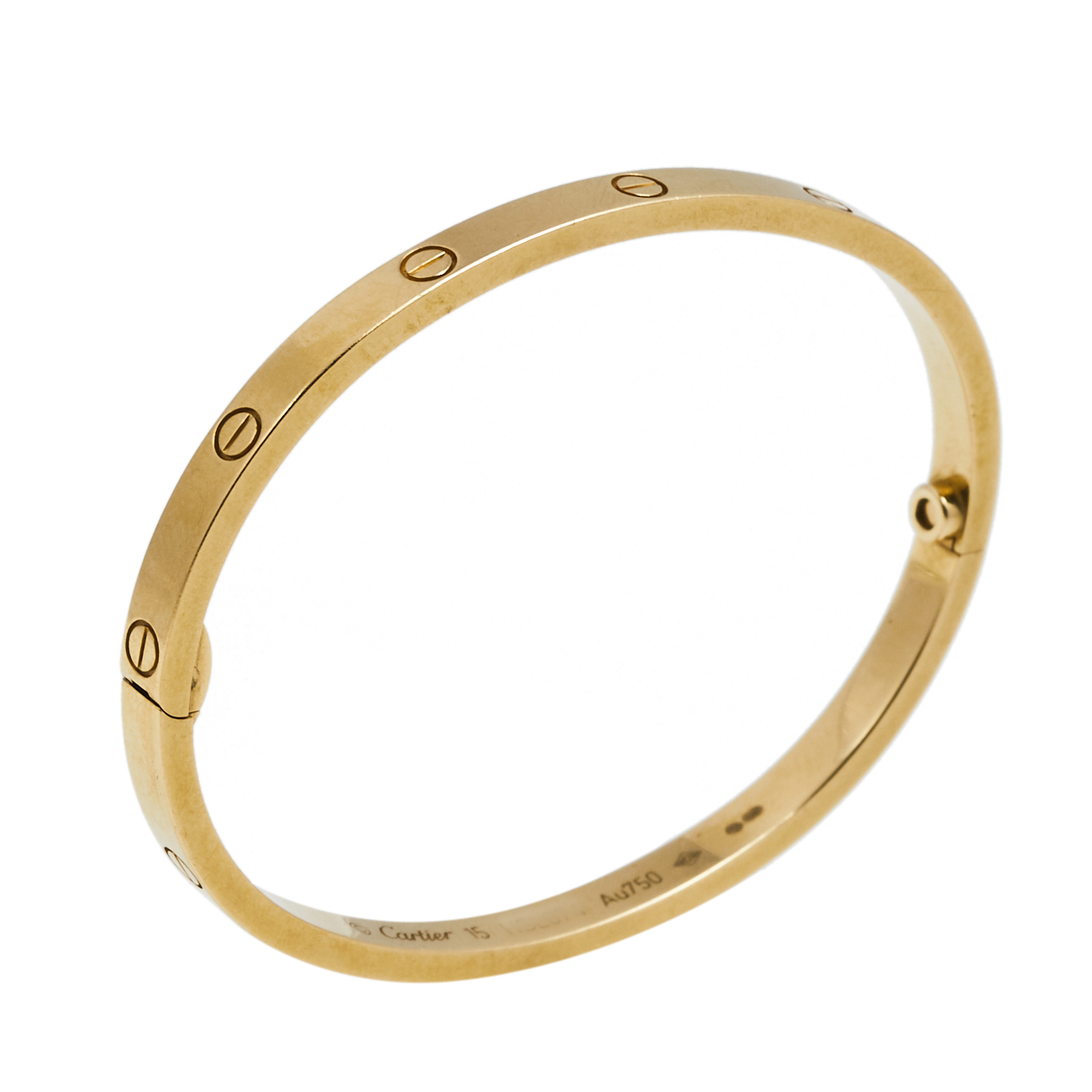 

Cartier Love 18K Yellow Gold SM Narrow Bracelet 15