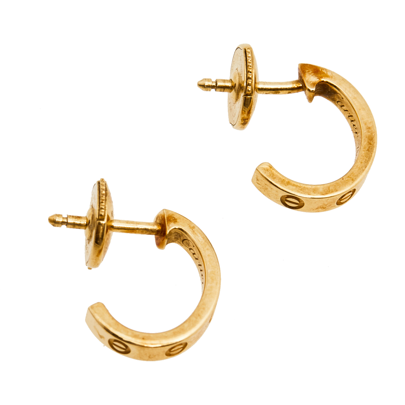 

Cartier Love 18k Yellow Gold Hoop Earrings