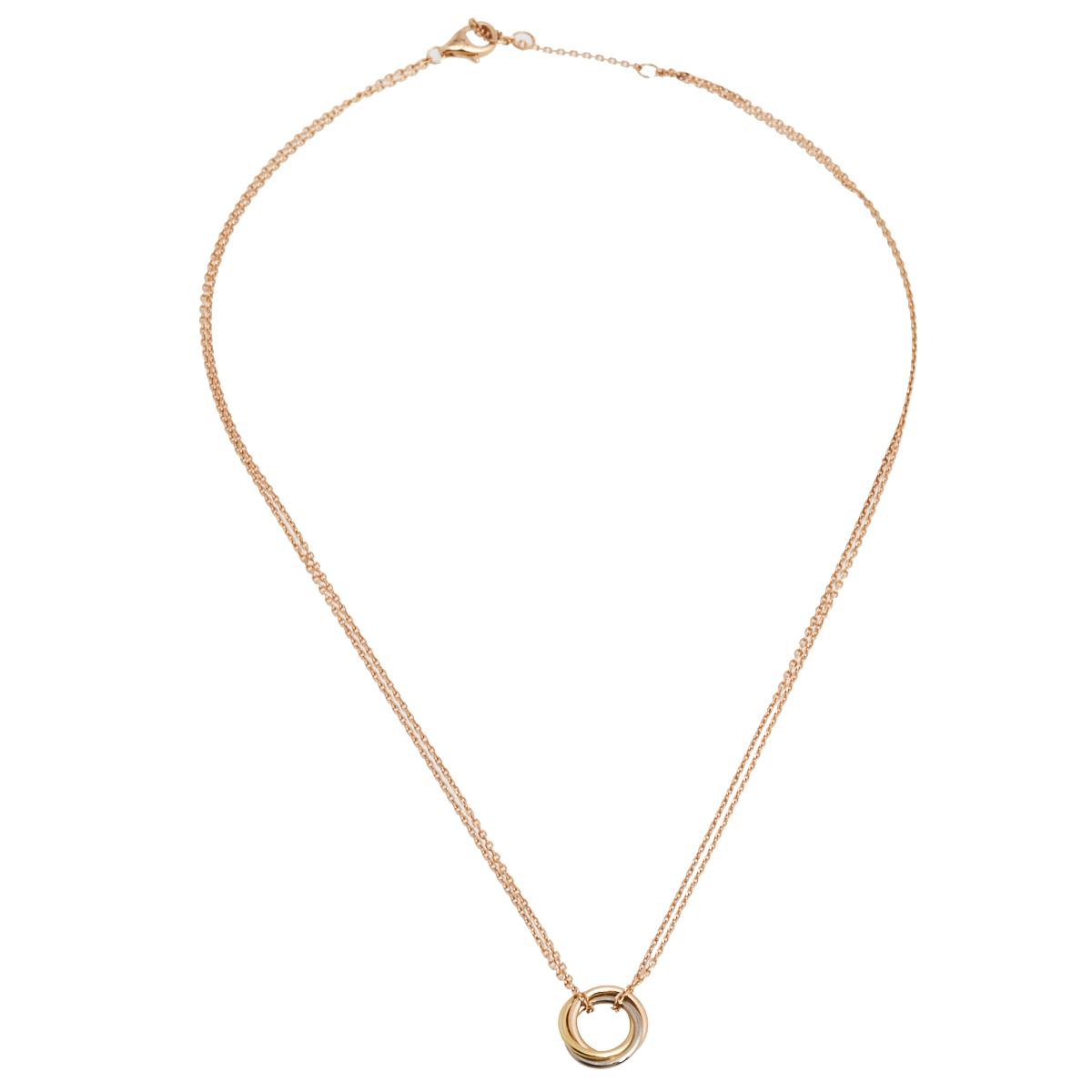 

Cartier Trinity 18K Three Tone Gold Necklace