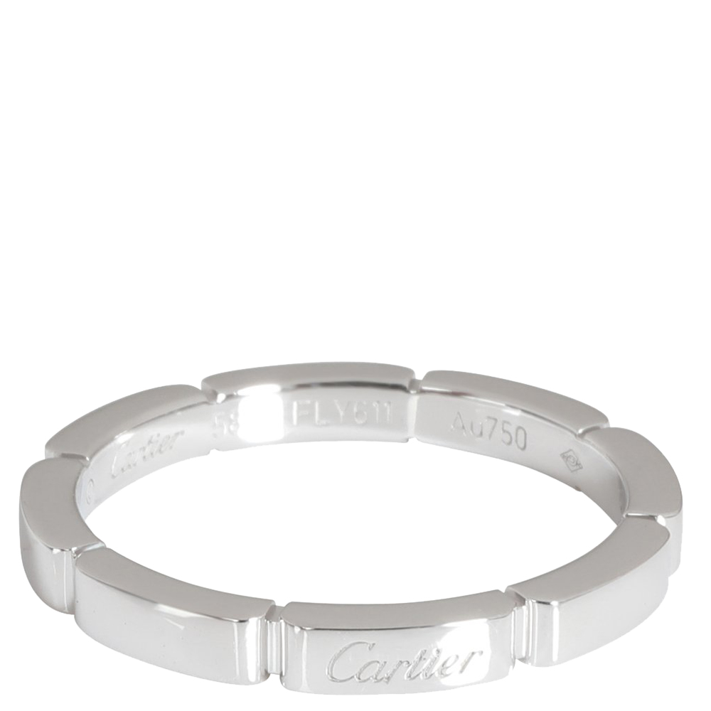 

Cartier Maillon Panthere 18K White Gold Ring EU