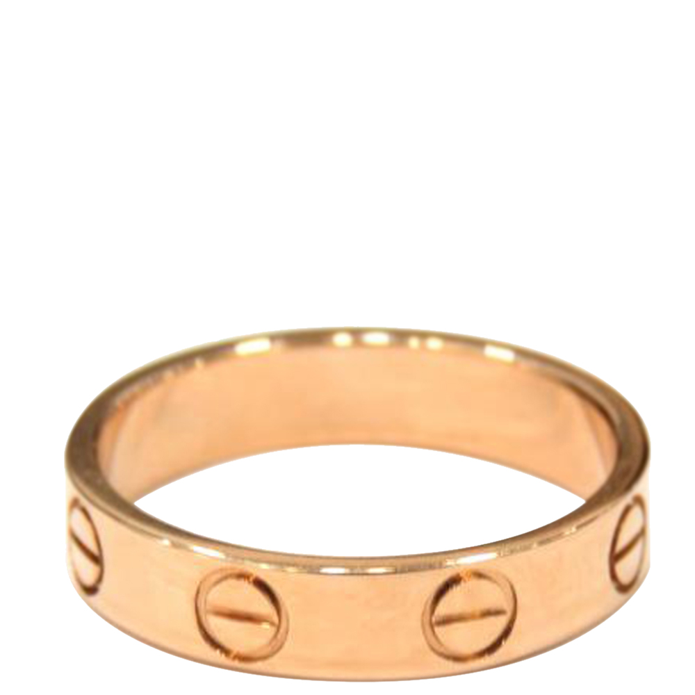 

Cartier Mini Love 18K Rose Gold Ring EU