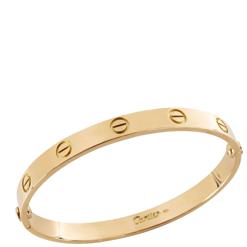 

Cartier Love 18K Yellow Gold Bracelet 17