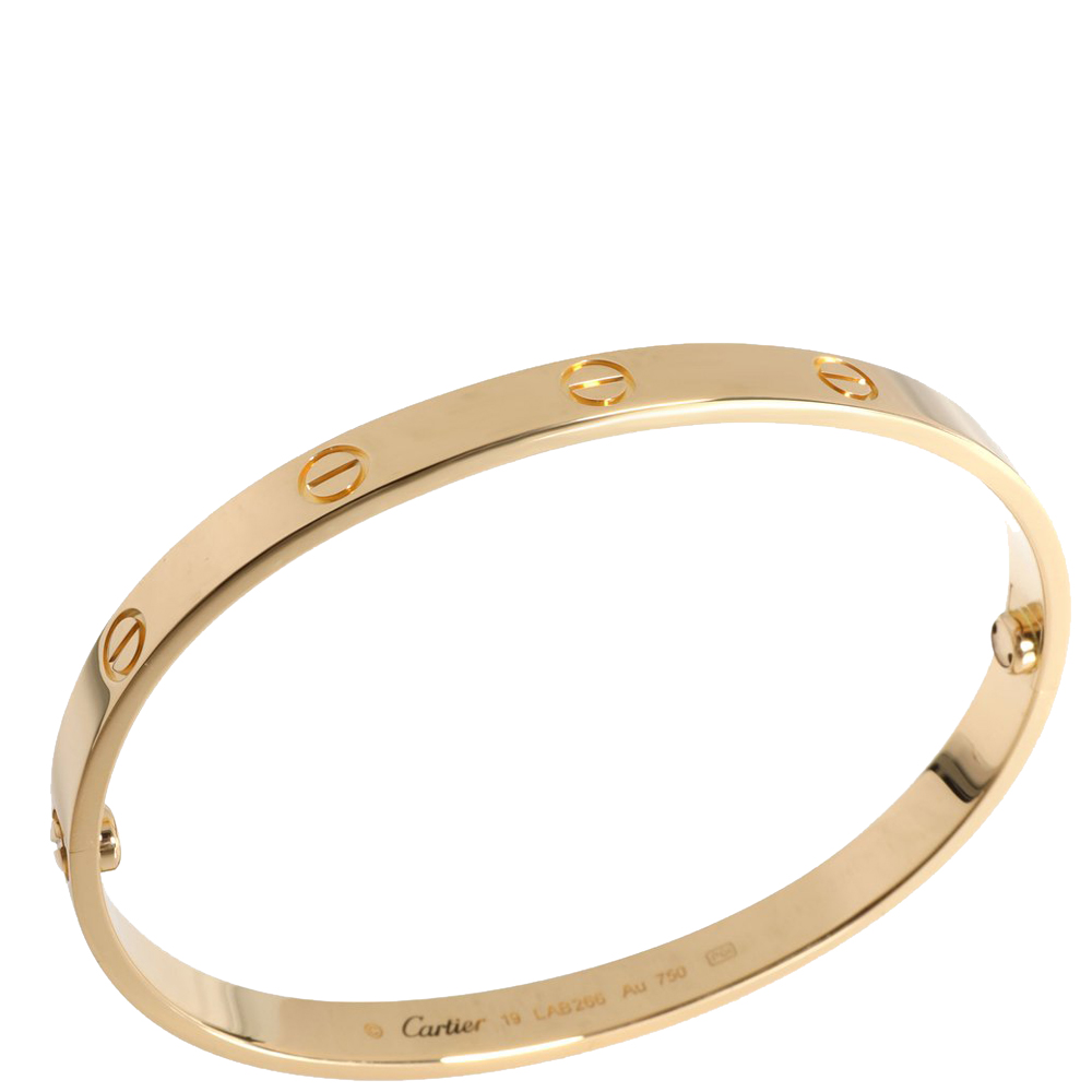 

Cartier Love 18K Yellow Gold Bracelet 19