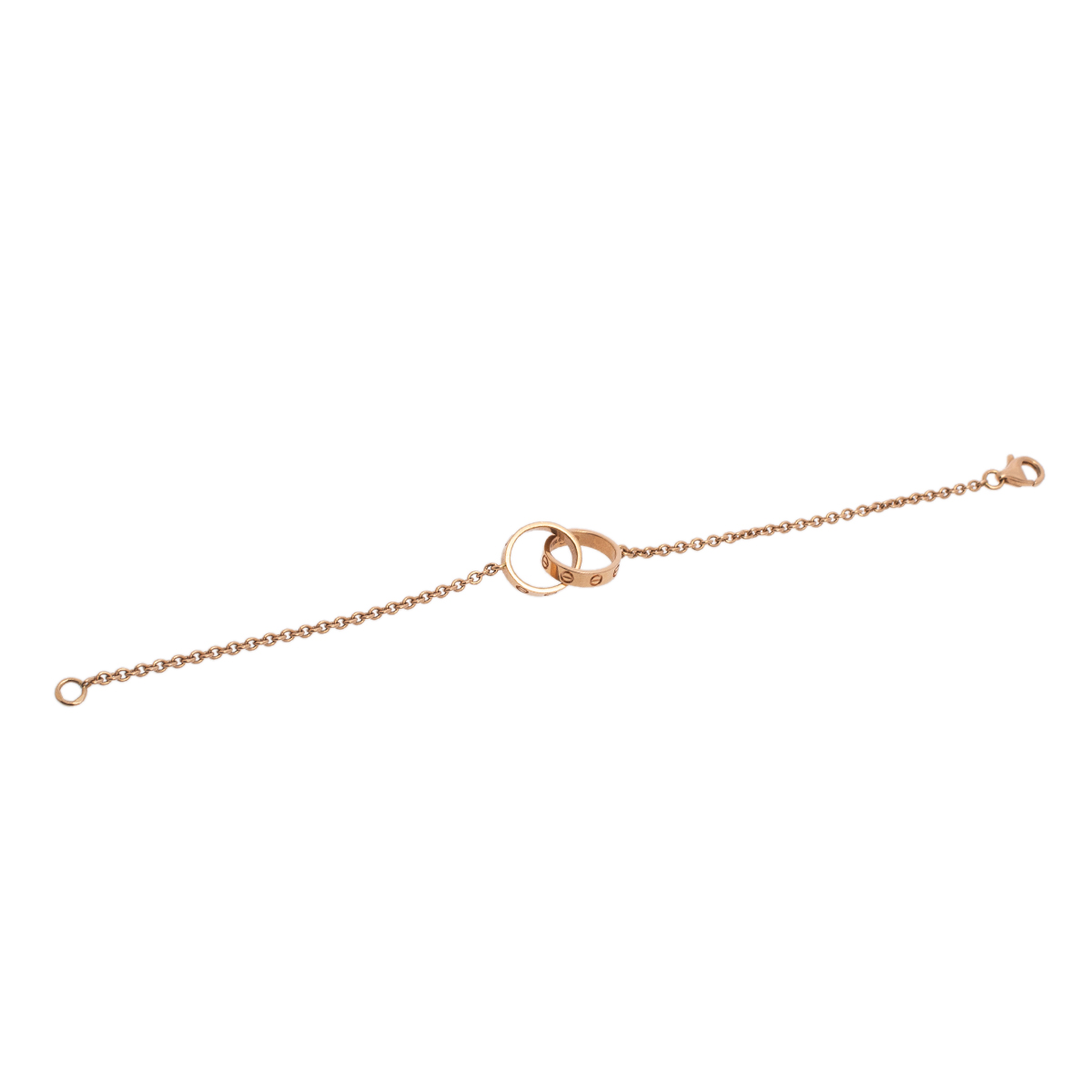 

Cartier Love Interlocking 2-Loop 18K Rose Gold Bracelet