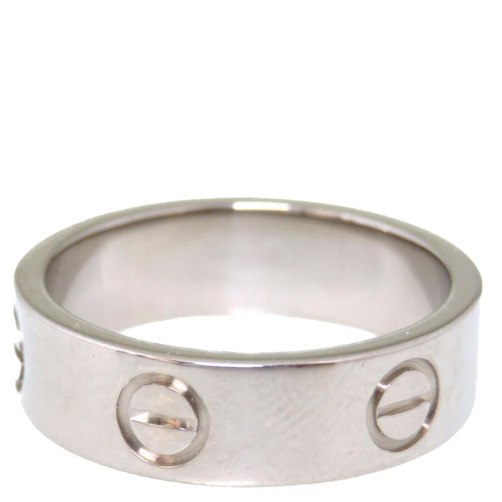 

Cartier Love 18K White Gold Ring EU