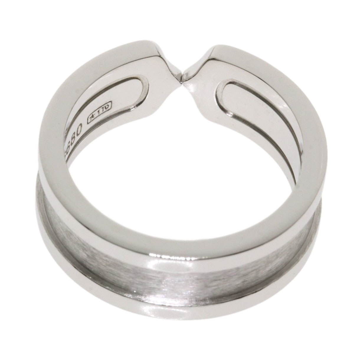 

Cartier Double C 18K White Gold Ring EU
