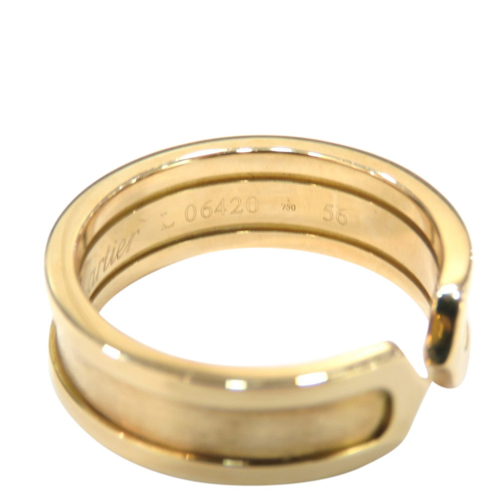 

Cartier Double C 18K Yellow Gold Ring EU