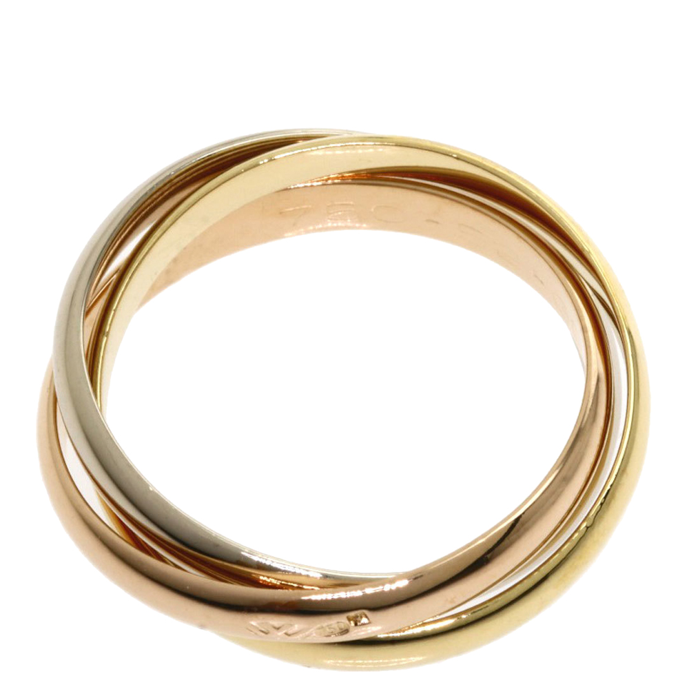 

Cartier Trinity XS 18K Yellow, Rose and White Gold Ring EU
