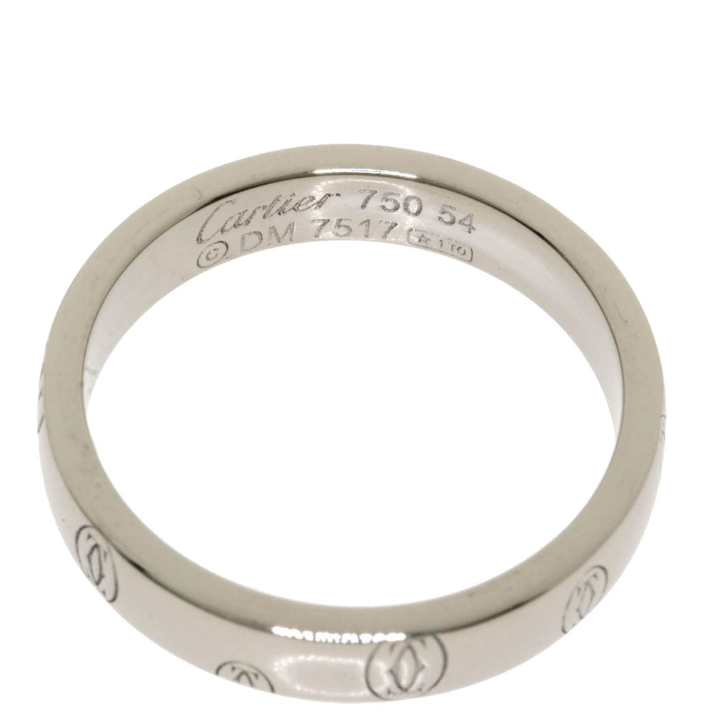 

Cartier Happy Birthday 18K White Gold Ring EU