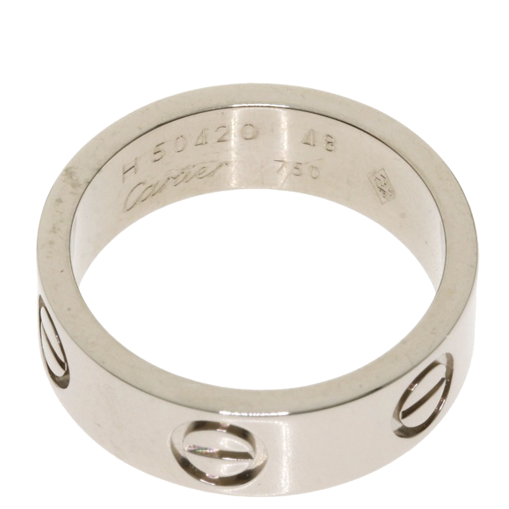 

Cartier Love 18K White Gold Ring EU