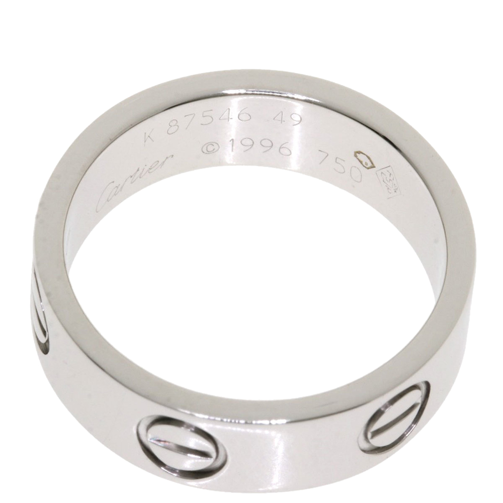 

Cartier Love 18K White Gold Ring EU