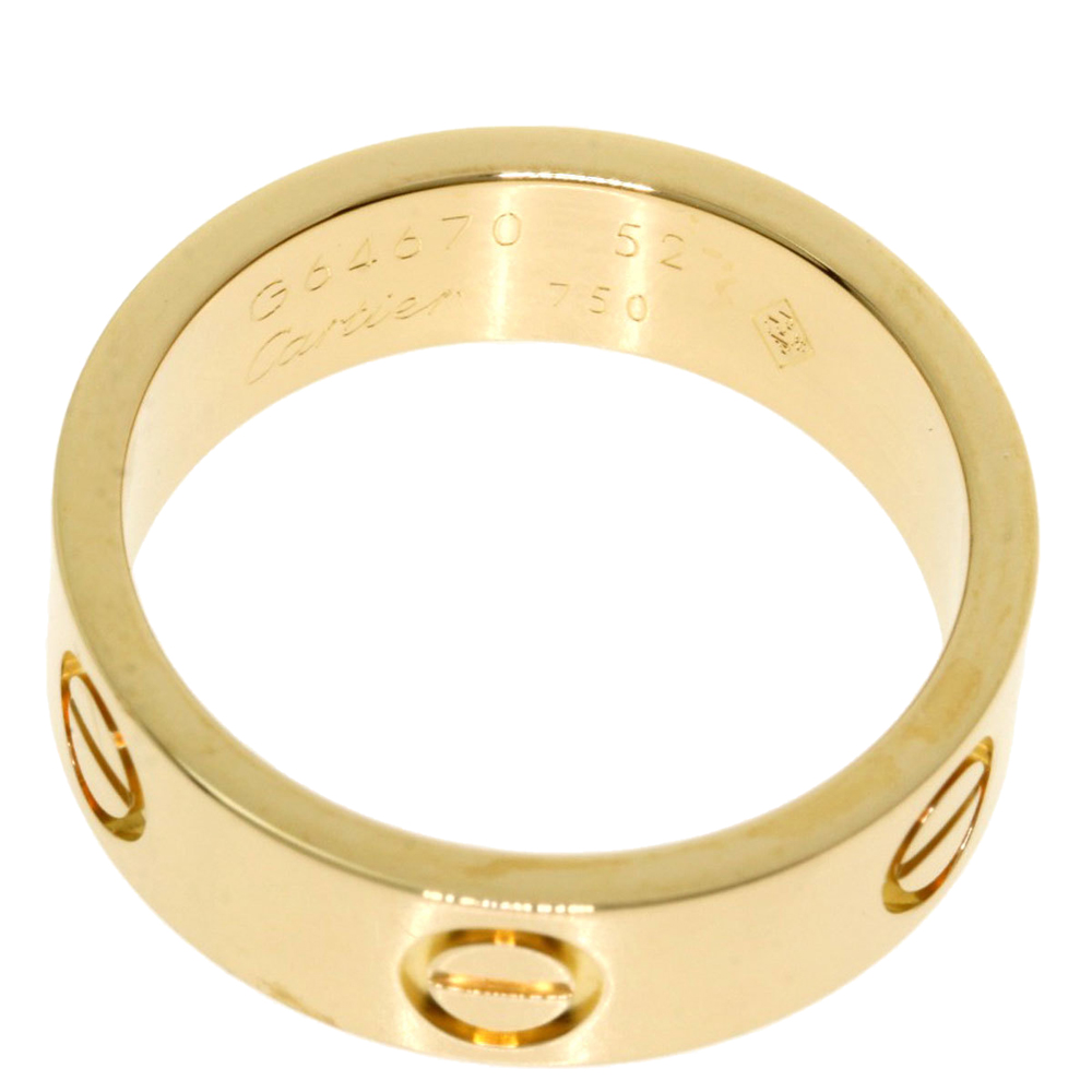 

Cartier Love 18K Yellow Gold Ring EU